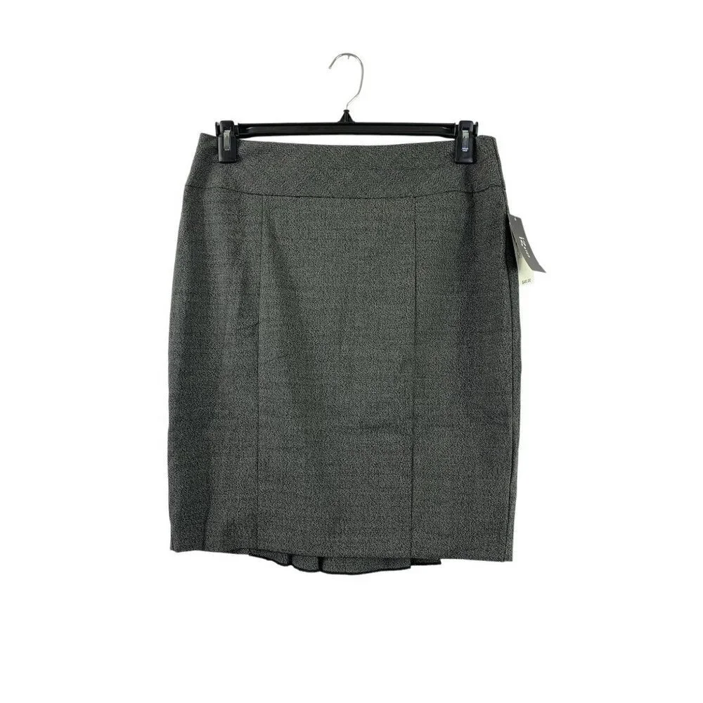 IZ Byer Women's Charcoal Skirt